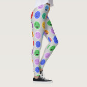 Niedliche Emoticon-Leggings Leggings (Rechts)