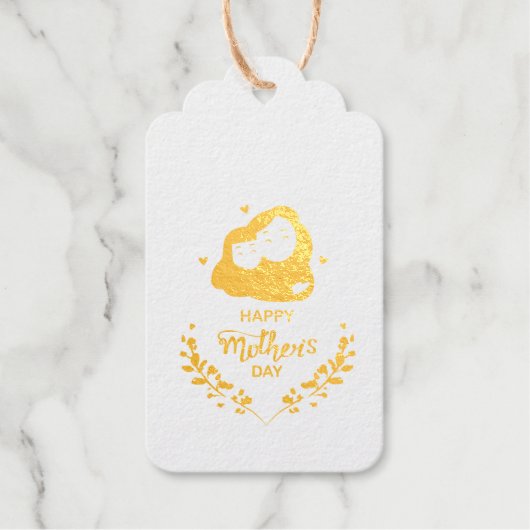 Niedliche emotionale Muttertagsarmut Geschenkanhänger (Vorderseite)