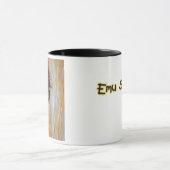 Niedliche Emu-Kaffee-Tasse Tasse (Zentrum)