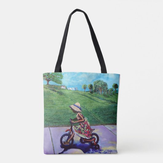 Niedliche Endlinie Tasche (Rückseite)