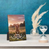 Niedliche Engel haben Paws Pet Foto Memorial Fotoplatte (Seite)