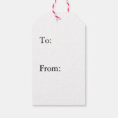 Niedliche Engel-Silhouette (wählen Sie eine Hinter Geschenkanhänger (Rückseite)