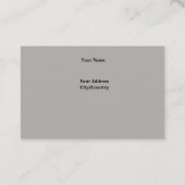 Niedliche englische Katzen-kundenspezifische Visitenkarte (Rückseite)