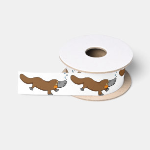 niedliche Ente berechnetes platypus Satinband