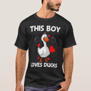 Niedliche Ente für Jungen Kinder Männer Bauer Hof T-Shirt