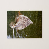 Niedliche Ente Fütternd Puzzle (Horizontal)