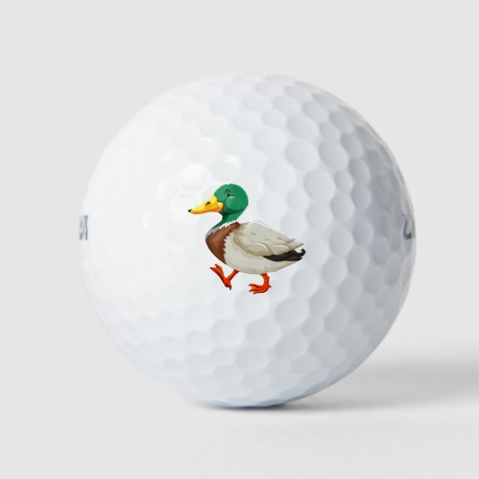 Niedliche Ente Golfball (Vorderseite)