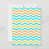 Niedliche Ente in Sonnenbrille mit Sonw-Cone Einladung (Rückseite)