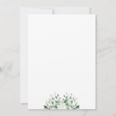 Niedliche Ente mit Bow Baby Dusche Einladung (Rückseite)