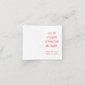 Niedliche Ente mit Terminkarte (Innenseite Aufgefaltet)