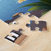 Niedliche Ente, Personalisiertes Kind Puzzle (Seite)