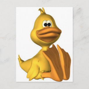 niedliche Ente Postkarte