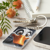 Niedliche Ente. Schlüsselanhänger (Vorderseite rechts)