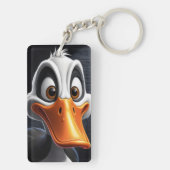 Niedliche Ente. Schlüsselanhänger (Rückseite)