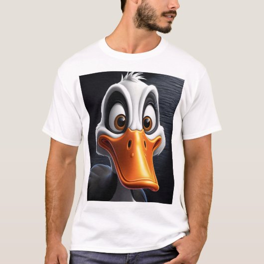 Niedliche Ente. T-Shirt (Vorderseite)
