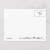 Niedliche Enten Feiertagspostkarte (Rückseite)