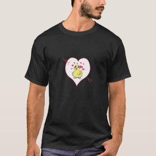 Niedliche Enten Herz Valentine S Day Duckling Chic T-Shirt