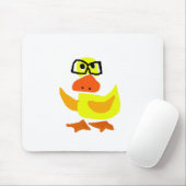 Niedliche Enten-tragende Glas-Kunst Mousepad (Mit Mouse)