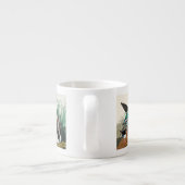 Niedliche Enten von Vögeln Amerikas (Audubon) Espressotasse (Rückseite)