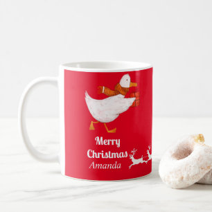 Niedliche Enten-Weihnachten Kaffeetasse