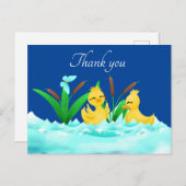 niedliche Enten zu jedem Zweck danke Postkarte (Vorne/Hinten)