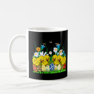 Niedliche Entenlings Osterquad Duck Bird Happy Ost Kaffeetasse