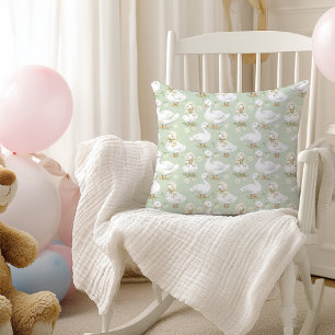 Niedliche Entenlings tragen Bonnets OsterKinderzim Kissen