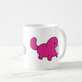 Niedliche Entenschildkröte-Plättchen Kaffeekochse  Kaffeetasse (VorderseiteRechts)