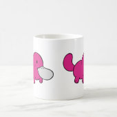 Niedliche Entenschildkröte-Plättchen Kaffeekochse  Kaffeetasse (Mittel)