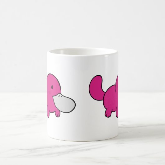 Niedliche Entenschildkröte-Plättchen Kaffeekochse Kaffeetasse (Mittel)