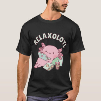 Niedliche Entspannung pur Axolotl Funny Pub T-Shirt