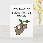 Niedliche Entspannungs-Schlampe langsamer Abwärtst Karte (Gelbe Blume)