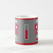 Niedliche Entwurfswarnung! Vater Jokes Loading Kaffeetasse (Mittel)