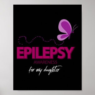 Niedliche Epilepsie-Bewusstsein für meine Tochter Poster