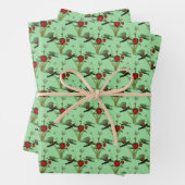 Niedliche Erdbeerdesign-Pflanze   Geschenkpapier Set (Beispiel)