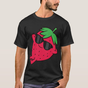 Niedliche Erdbeere Früchte Entspannen Lazy Strawbe T-Shirt
