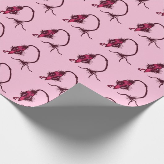 niedliche Erdbeere Geschenkpapier (Ecke)