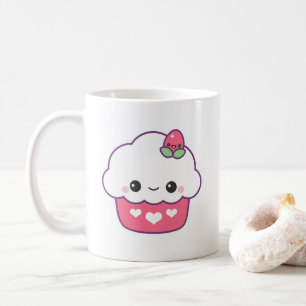 Niedliche Erdbeere Kaffeetasse