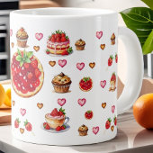 Niedliche Erdbeere 💗 🍓 🥨 Kaffeetasse