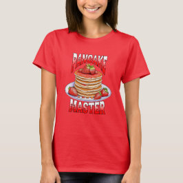 Niedliche Erdbeere Pancakes Feinschmecker T-Shirt