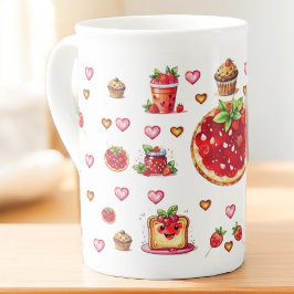 Niedliche Erdbeere 💗 🍓 🥨 Porzellantasse