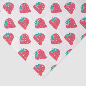 Niedliche Erdbeere Seidenpapier (Detail)