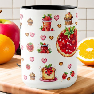 Niedliche Erdbeere 💗 🍓 🥨 Tasse