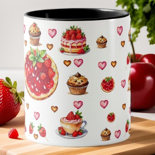 Niedliche Erdbeere 💗 🍓 🥨 Tasse