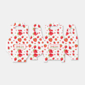 Niedliche Erdbeere Themed Baby Dusche Geschenkschachtel (Ungefaltet)