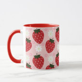 Niedliche Erdbeere und Daisy Tasse (Links)