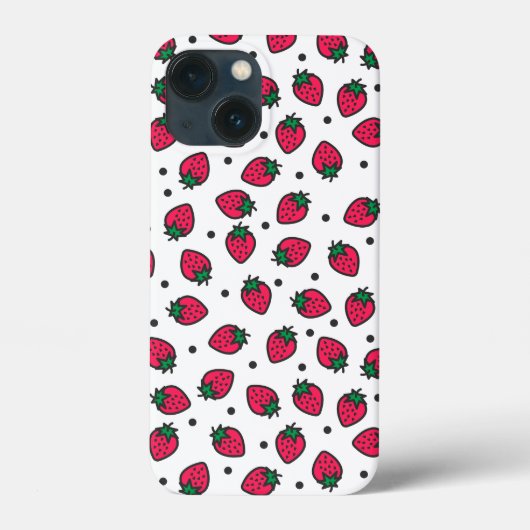 Niedliche Erdbeeren Case-Mate iPhone Hülle (Rückseite)