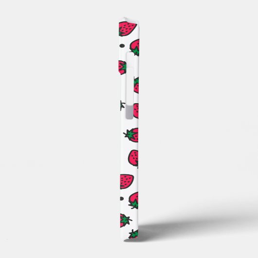 Niedliche Erdbeeren Case-Mate iPhone Hülle (Rückseite / Links)