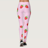 Niedliche Erdbeeren Leggings (Rückseite)