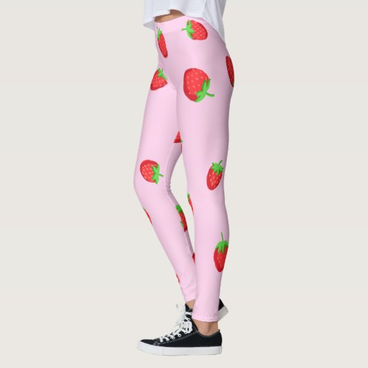 Niedliche Erdbeeren Leggings (Links)